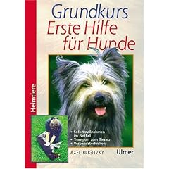 Grundkurs Erste Hilfe f�r den Hund (Heimtiere): Sofortma�nahmen im Notfall. Bergen, Lagern, Verbinden. Die Notf�lle von A bis Z