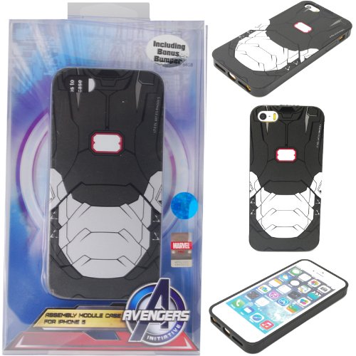 [Authentic] 86Hero Marvel Iron Man WAR Machine Bumper Phone Case for iPhone 5 / 5s + Bonus Bumper