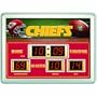 Kansas City Chiefs Scoreboard Clock w/ Thermometer