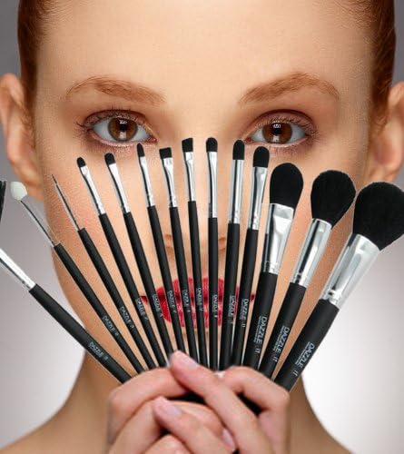 Makeup Brush Set - Best Professional Make Up Brushes Set with Chic Case - 15 Piece Natural and Synthetic Brushes | Foundation - Powder - Eye - Lip | Easy to Clean | Apply Makeup Like a Pro Artist