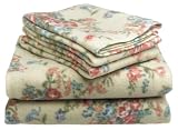 Pike Street Fleece Queen Sheet Set, Floral Garden