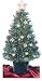 2FT GREEN FIBRE OPTIC CHRISTMAS TREE WITH STARS AND BAUBLES