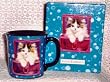 Keith Kimberlin Tabby Kitten in Jewelry Box Christmas Mug