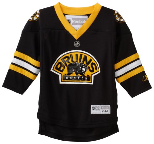 NHL Toddler Boston Bruins Third/Alternate Replica Jersey - R54X4Baa (Black, 2-4T)