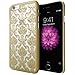 iPhone 6S Case, Cimo [Damask] Apple iPhone 6S Case Design Pattern Premium ULTRA SLIM Hard Cover for Apple iPhone 6S / 6 - Gold