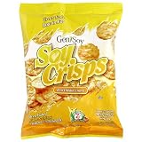 Genisoy Soy Crisps, Rich Cheddar Cheese, 1-Ounce Bags (Pack of 36)