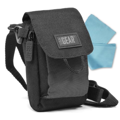 High-Impact Durable Camera Case for Canon Powershot SX230HS / A3300IS / ELPH 300HS and MANY MORE! *Includes Convenient Shoulder Strap &amp; Micro Fiber Cleaning Cloth