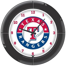 Imperial Texas Rangers Licensed Everbrite Neon Wall Clock