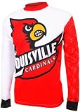 NCAA Boys' Louisville Cardinals Long Sleeve Performance BMX Jersey (Multi, X-Large (12-14))