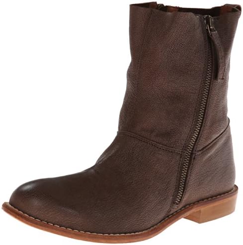 Modern Vintage Women's Brixton Western Boot,Brown Washed Waxy Kid Leather,8.5 M US
