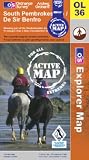 South Pembrokeshire/De Sir Benfro (OS Explorer Map Active)