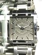 Harley-Davidson&reg; Men's Silver Stainless Steel Square Bracelet Watch by Bulova&reg; 76A133