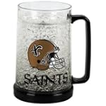 New Orleans Saints 16oz Crystal Freezer Mug