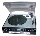 PYLE PLTTB9U USB Turntable with direct-to-digital USB/SD Card Encoder and Built-in AM/FM Radio Conversion