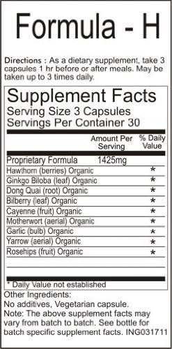 Herbal-Medi-Care Formula-H Orig (B/Pressure) 90 Vegetarian Caps