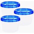Ziploc Twist 'N Loc Containers & Lids, Round, Small