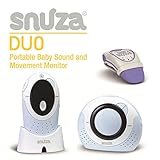 Snuza DUO スヌーザ デュオ 赤ちゃん用動作モニター＋オーディオ Portable Baby Sound and Movement Monitor(バイブレーション機能付)【自宅利用に最適】