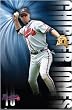 Braves - Chipper Jones by Unknown Framed with Black Decor Wood Frame 1.25 inch width, 3/4 inch depth