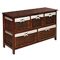 Five Basket Storage Unit - Cherry