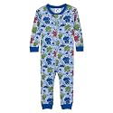 Gerber Cute Monsters Cotton PJs Unionsuit, Light Blue, 18 Months