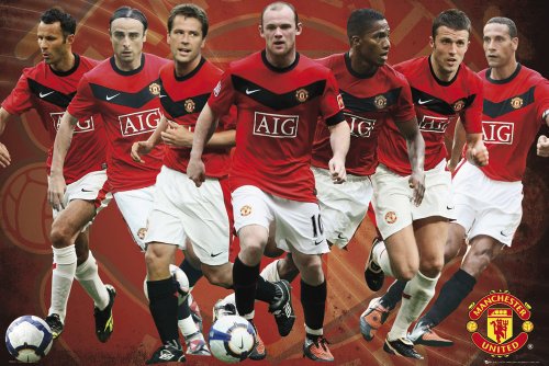 GB eye Ltd, Maxi Poster, Manchester United, Players 09/10 , (61x91.5cm)