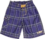Louisiana State LSU Tigers Toddler Boys Swim Short - Bat Boy (Plaid Pattern)