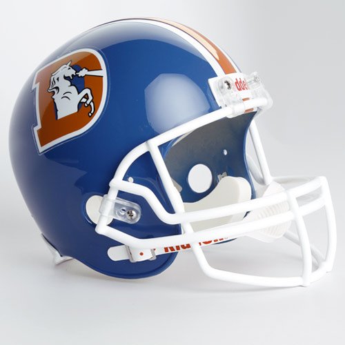 Denver Broncos 1967-96 Throwback Riddell Deluxe Replica Helmet