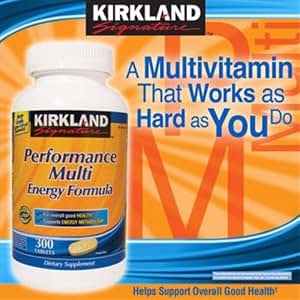 Amazon.com: Kirkland Signature Premium Performance Multivitamin: 300 ...