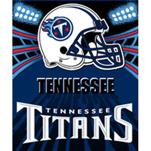 Tennessee Titans Light Weight Fleece NFL Blanket (Shadow Series) (50