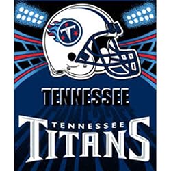 Tennessee Titans Light Weight Fleece NFL Blanket (Shadow Series) (50"x60")