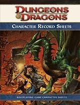 Dungeons & Dragons Character Record Sheets: Roleplaying Game Character Sheets, 4th Edition