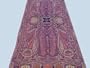 PURPLE JAMAVAR PAISLEY SHAWL SCARF WRAP CASHMERE THROW