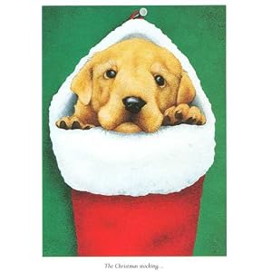 Labrador Puppy Christmas Cards