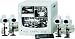 Lorex SG2284UQ-A 12-inch 2-page/8-channel B/W Quad Observation System with Web-ready Video Software and 4 Cameras