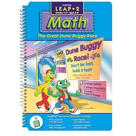 LeapPad: Leap 2 Math - "The Great Dune Buggy Race" Interactive Book and Cartridge