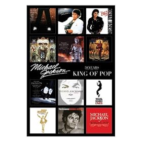 Michael Jackson - Music Poster (12 Album Covers) (Size: 24" x 36")