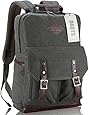 DAOTS Vintage Canvas Laptop Backpack Rucksack for College School Travel Daypack (1-Year Warranty)