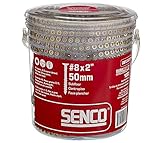 Senco 08F200Y Duraspin Number 8 by 2-Inch Subfloor Collated Screw (1,000 per Box) [並行輸入品]