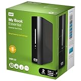 Western Digital WDBAAF0020HBK My Book Essential  2TB externe Festplatte (8,9 cm (3,5 Zoll))