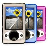 yooZoo Crystal Hard Plastic Case w/ Lanyard for Microsoft Zune - 7 color options