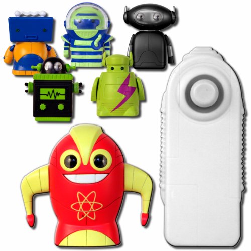 Zibits 70303401 - Roboter mit Fernbedienung 6 cm,  12 fach sortiert