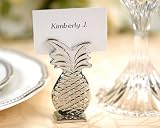 Silver Pineapple Placecard Holders Set of 4 (Set of 96) - Baby Shower Gifts & Wedding Favors