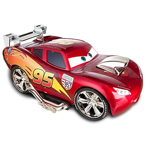 CARS 2 - Lightning Mcqueen Lights & Sounds 15pc Custom Buildable Talking Car Playset