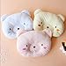 BonAchat New Cute Bear Cotton&Velvet Soft Anti Roll Baby Head Positioner Pillow, Prevent Flat Head Pillow for 3 months~1 year old Baby-Blue