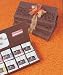 Linen Tea Chest Gift, 32 Smooth Tea Sachets (8 blends), Elegant Lovely Gift