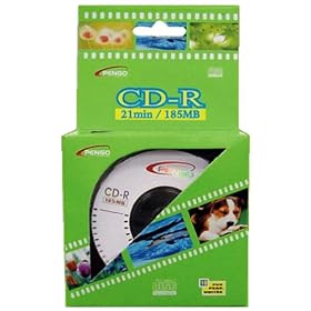 10-pack 8cm Mini CDR Media 21min 185MB Slim Jewel Case for digital Cam