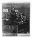 Historic Print (L): [Man (boss) waiving his fist at female employee in a sweatshop (clothing factory)]