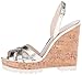 Nine West Women's Kindeyes Metallic Wedge Sandal
