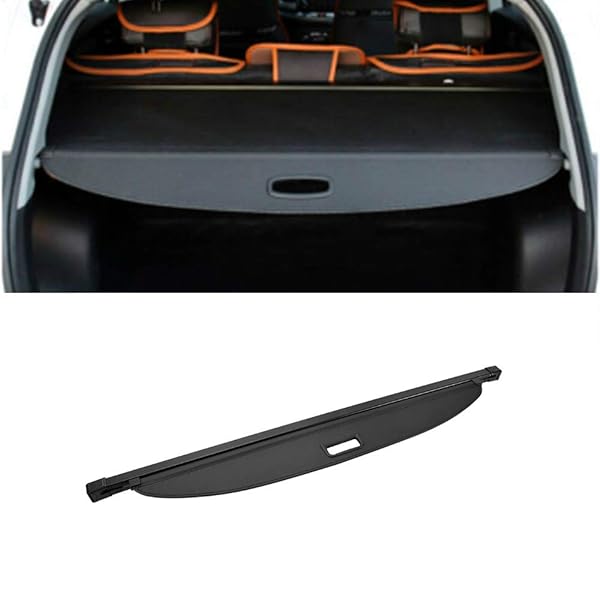 Automotive Retractable Tonneau Rear Trunk Cargo Cover Black Shade For 2011 2013 Kia Sorento Cargo Nets Trays Liners