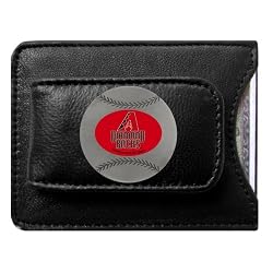 Arizona Diamondbacks Credit Card/Money Clip Holder - MLB Baseball Fan Shop Accessories